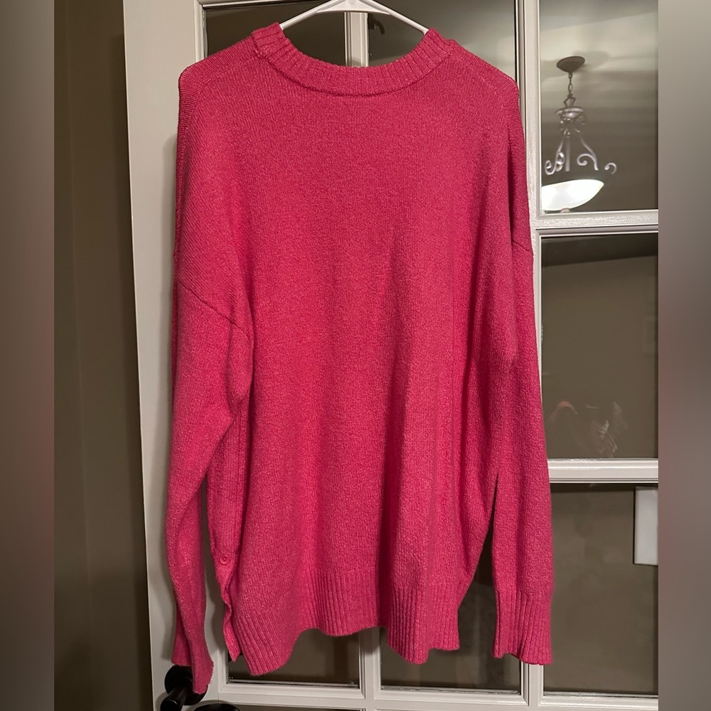 Time and Tru Side Button Crew Neck Sweater size XL - Picture 5 of 5